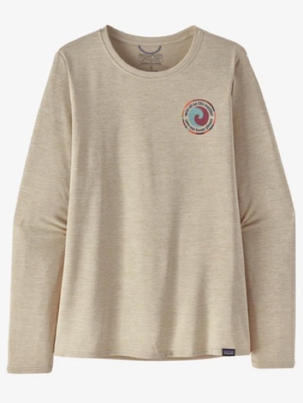 🌎 Patagonia Capilene Cool Daily Graphic Long Sleeve Shirt Gray M